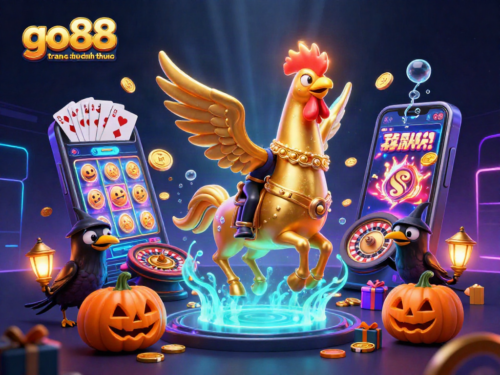 Experience the excitement of go88 trang chu chinh thuc with vibrant casino action and game elements.